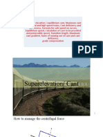 1.3 - Super Elevation Equilibrium Cant Etc.