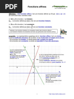 Fonction Affine
