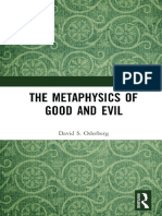 David S. Oderberg - The Metaphysics of Good and Evil-Routledge (2019)