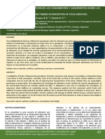 Tendencias en La Percepcion de Los Consumidores y Adquirientes Sobre Los Aditivos Alimentarios