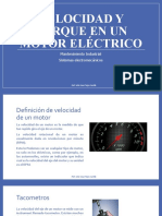 Velocidad y Torque en Un Motor Eléctrico