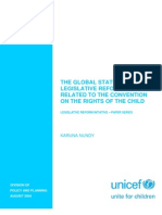 The Global Status of Legislative Reform Related To CRC