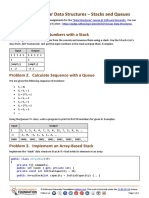 Linear Data Structures Stacks and Queues Exercises