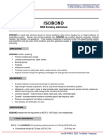 Isobond: SBR Bonding Admixture