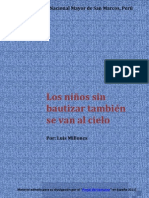 Los Niños Sin Bautizar Tambien Se Van Al Cielo