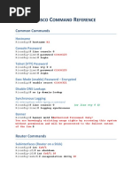 Cisco Command Reference