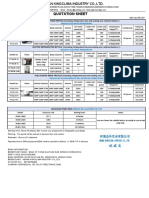 Quotation Sheet of Motor Bicycle, Tricycle Including Box and Unit From Kingclima 2021.9.26