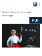 Mathematics For Science and Technology Printable