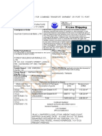 Form 4 Bill of Lading (Original)