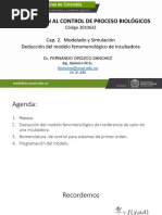 Charla - 9 - Deducción Del Modelo Fenomenológico de Incubadora