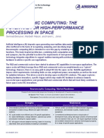 Neuromorphic Computing: The Potential For High-Performance Processing in Space