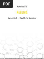 Apostila 5 - Equilíbrio Químico