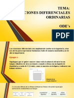 Ecuaciones Diferenciales Ordinarias 1era Parte