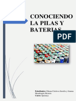 Trabajo de Investigación Conociendo La Pilas y Baterias