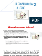 E Tecnicas de Conservacion de La Leche