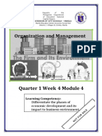 Organization and Management: Quarter 1 Week 4 Module 4