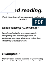 Speed Reading.