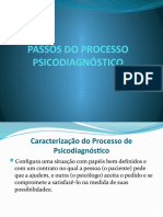 Passos Do Processo Psicodiagnóstico