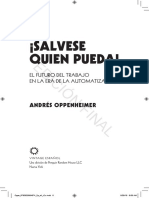 Salvese Quien Pueda-Extracto El Futuro Del Trabajo en La Era de La Automatización Andres Oppenheimer