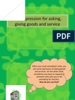 Asking and Giving Thing and Service