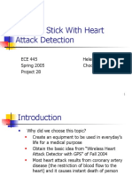 Walking Stick With Heart Attack Detection