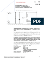 Overview Data Sheets: Relay in Terminal Block Case H 4116