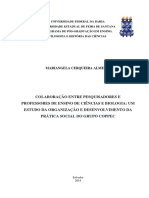 ALMEIDA, M. C. - 2014 - Colaboração Entre Pesquisadores e Professores de Ensino de Ciências e Biologia