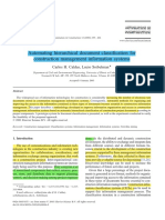 Automating Hierarchical Document Classification For Construction Management Information Systems