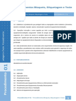 NR10 - Procedimento - Bloqueio Etiquetagem e Teste - 2022