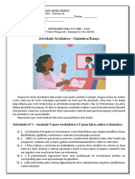 Atividade 20 - 3º Ano - 2º Corte Temporal - Avaliação - Ginástica-Dança