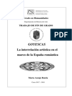 Goyescas La Interrelacion Artistica en El Marco de La Esp Asenjo Rueda Marta