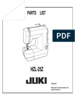 HZL-25Z: Parts List