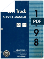 1998 Gmt-98 Ck-1 Service Manual-Volume 1 of 4