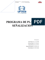 Programa de Plan de Señalizacion