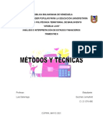 Trabajo Métodos y Técnicas