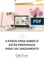 Ckecklist 9 Pasos para Saber Si Estás Preparada para Un Lanzamiento