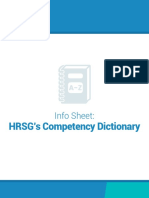 HRSG Competency Dictionary