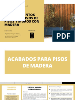 Procedimientos Constructivos de Pisos y Muros Con Madera