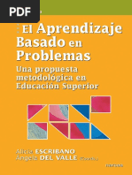 El Aprendizaje Basado en Problemas. Una Propuesta Metodológica en Educación Superior