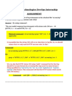 Senpiper Technologies Devops Internship Assignment: ("%H %L %U %T "%R" % S %B "% (Referer) I" "% (User-Agent) I")