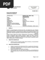 2021-1 Sil Derecho Del Niño y Del Adolescente