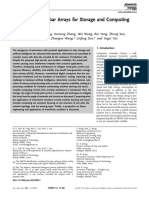 Memristive Crossbar Arrays For Storage and Computing Applications