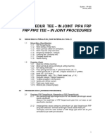 Bulletin - PP-005 - FRP Pipe Tee-In Joint Procedure