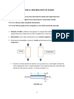 Chapter 11: Deformation of Solids: Tensile Compressive