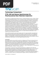 FTIR, NIR and Raman Spectros