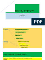 Cause and Effect Kls XI