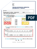 Evaluación de Matemáticas 1°A