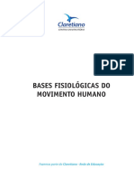 Bases Fisiológicas Do Movimento Humano: Fazemos Parte Do Claretiano - Rede de Educação