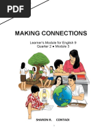 Making Connections: Learner's Module For English 9 Quarter 2 Module 3