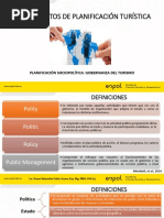 Unidad II. - Planificación Sociopolítica Gobernanza Del Turismo